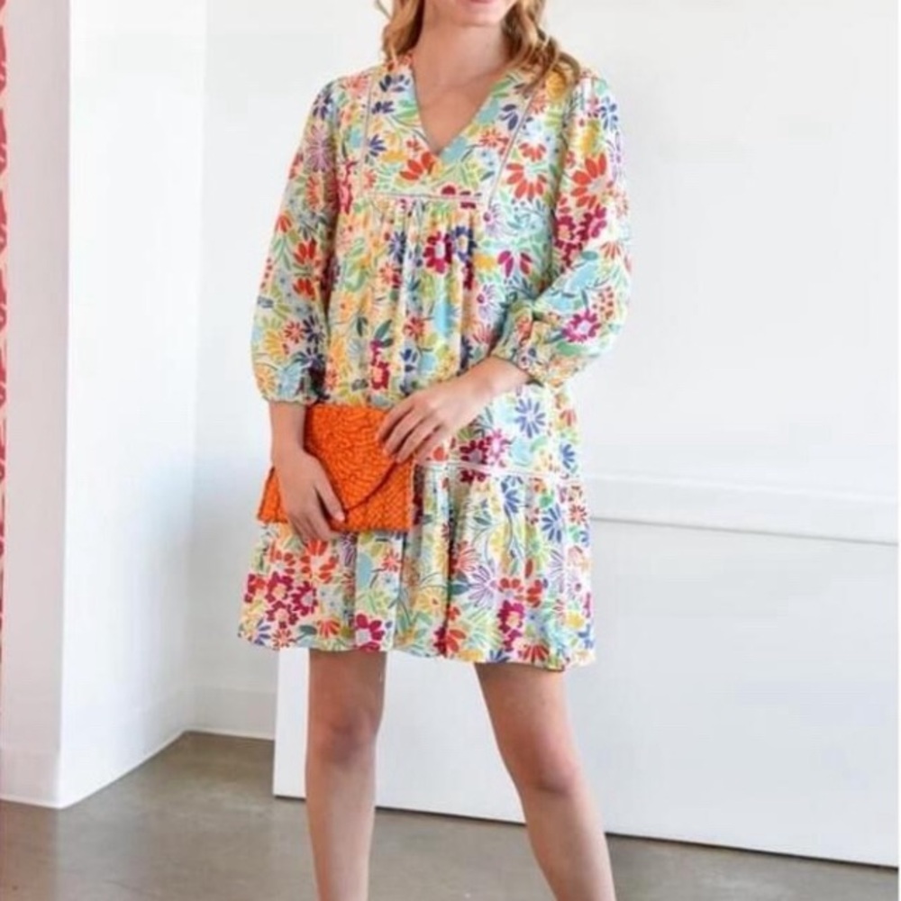 Gorgeous Fate boutique floral mini dress